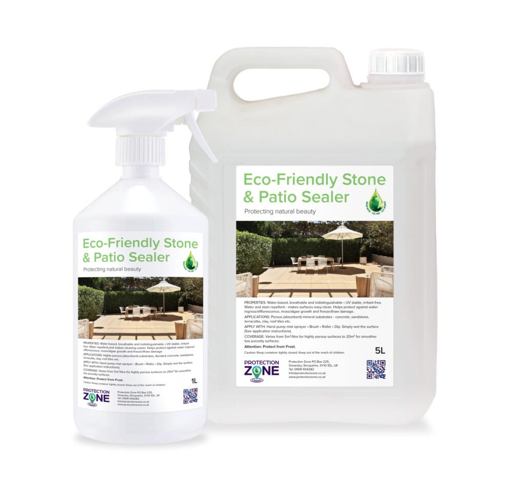 EcoFriendly Stone & Patio Sealer Protection Zone